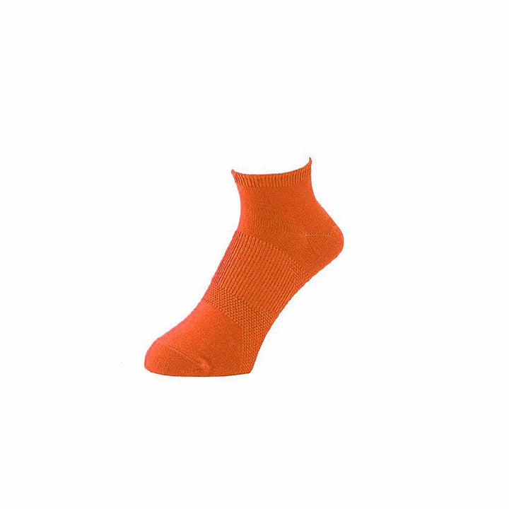 Power Fit Cotton Sneaker Socks - Orange