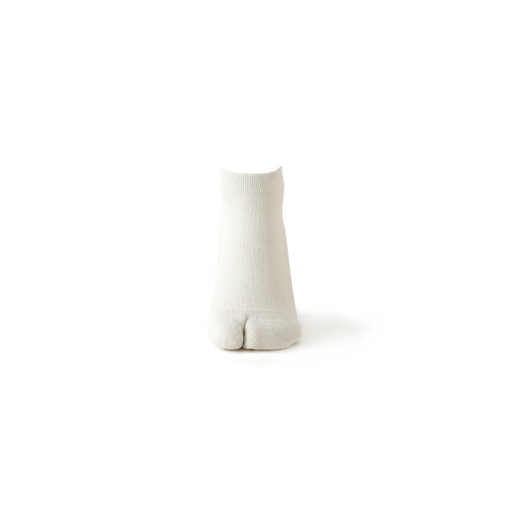 High-Standard Washi Pile Tabi Sneaker Socks - White