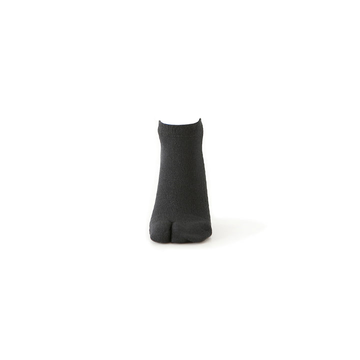 High-Standard Washi Pile Tabi Sneaker Socks - Black