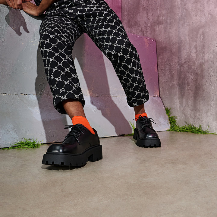 Power Fit Cotton Sneaker Socks - Orange