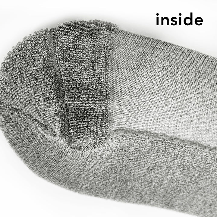 High-Standard Cotton Pile Crew Socks - DimGrey