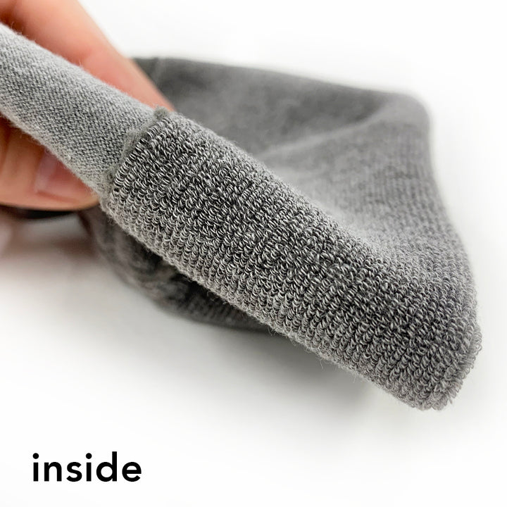 High-Standard Cotton Pile Crew Socks - DimGrey