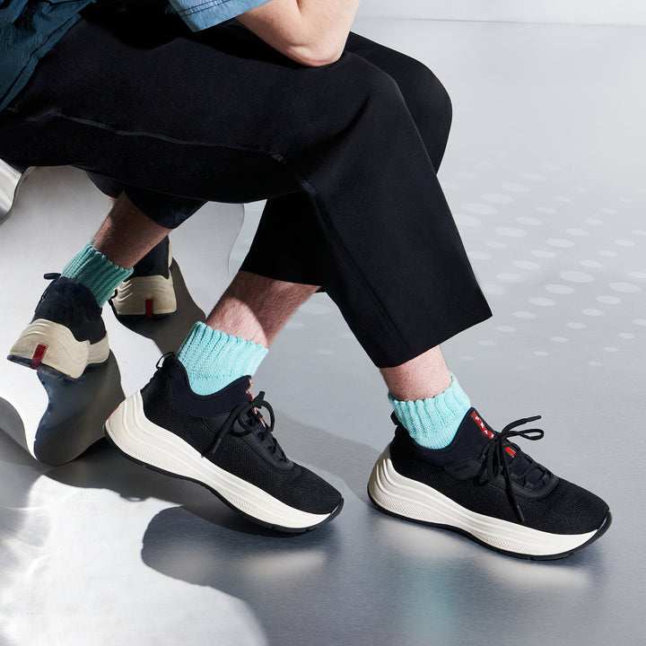 Cotton Pile Short Crew Socks - LightGreen (MEN)