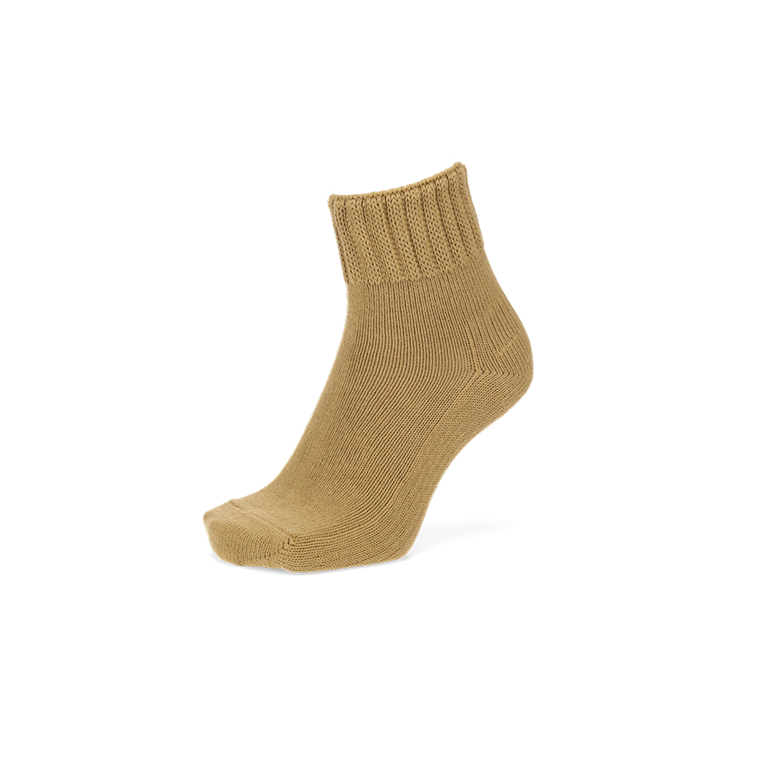 CORDURA®️ fabric Short Crew Socks - LightBrown (MEN)