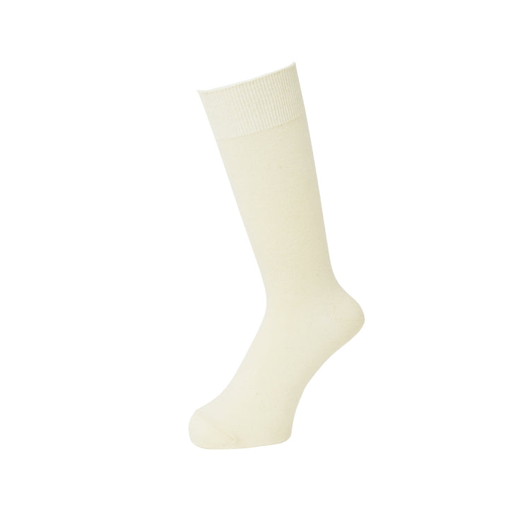 Extra Fine Merino Crew Socks - White