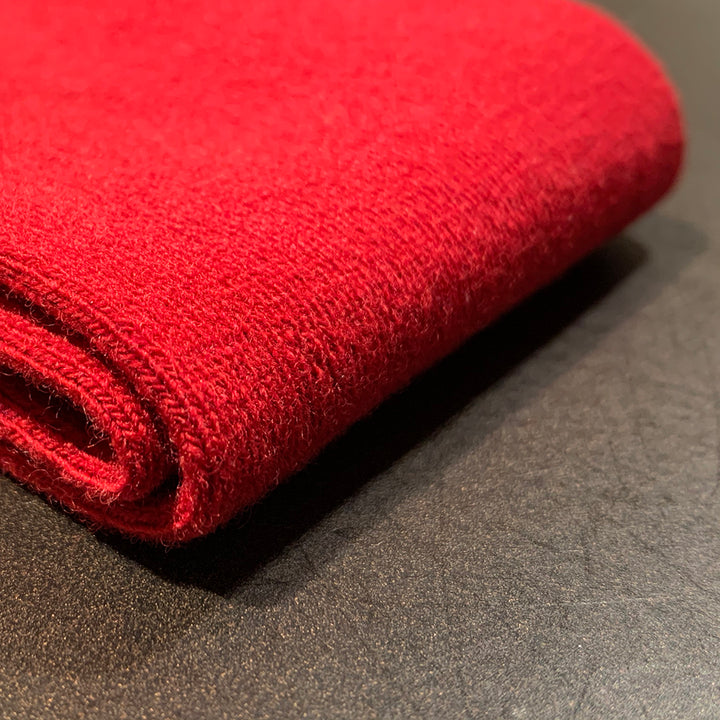 Extra Fine Merino Crew Socks - Red