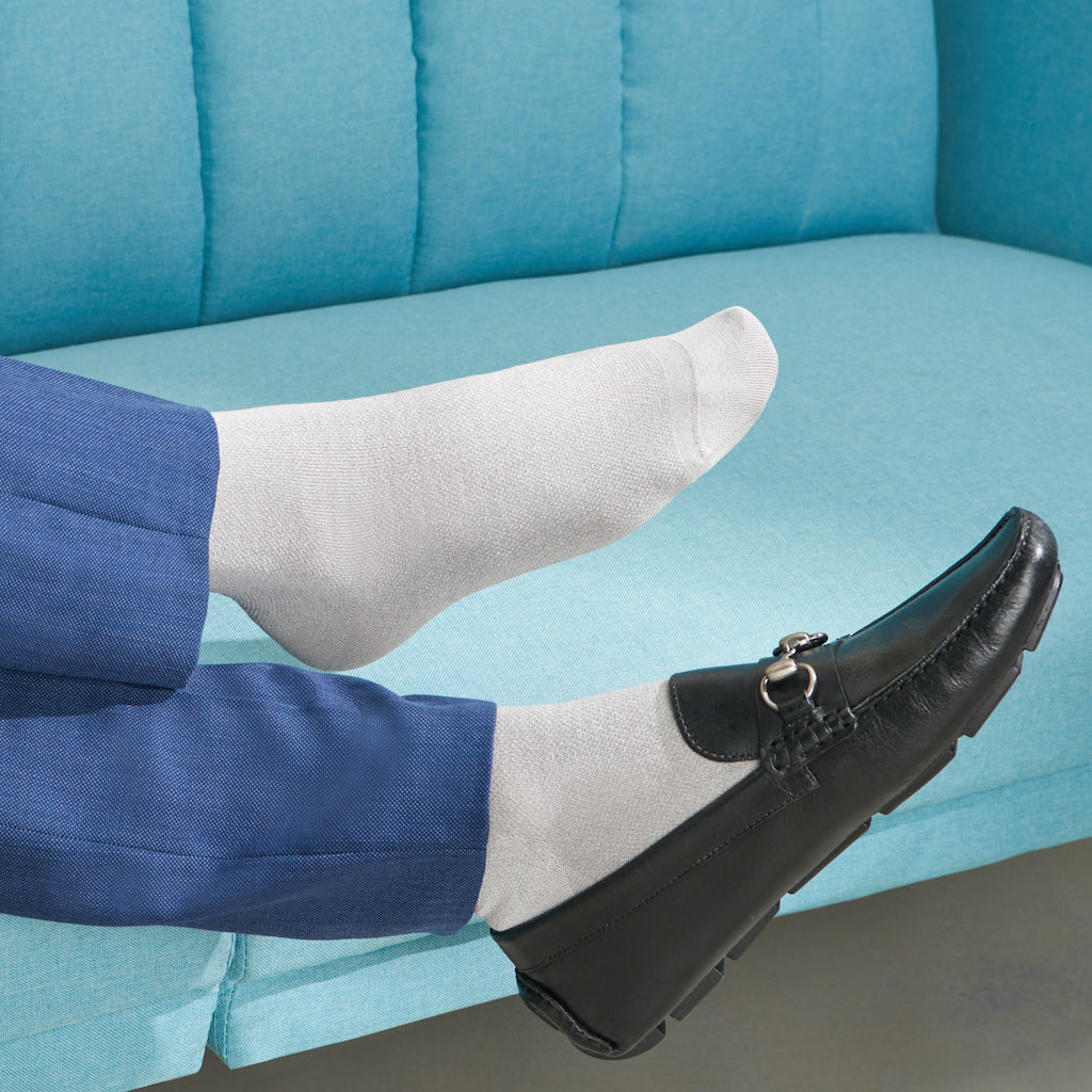 Washi Crew Socks - LightGrey