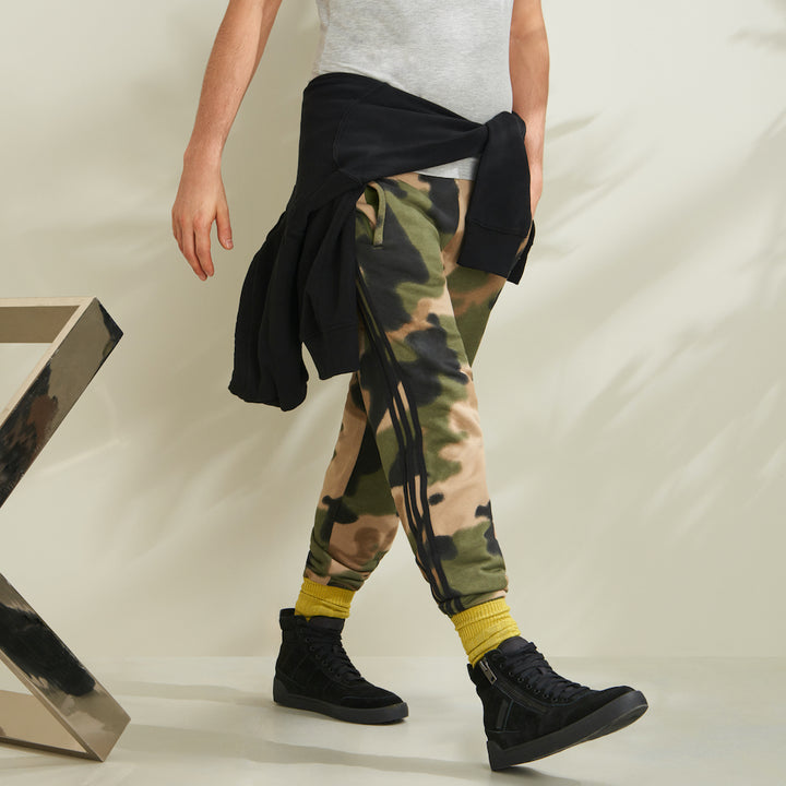 Wide-Ribbed Cotton Crew Socks