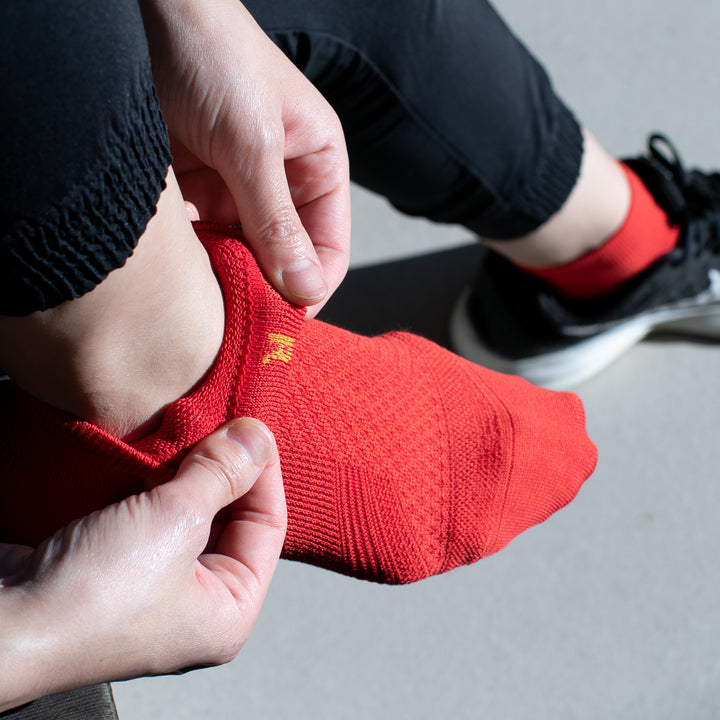 Signature Run Socks - DarkRed (WOMEN)