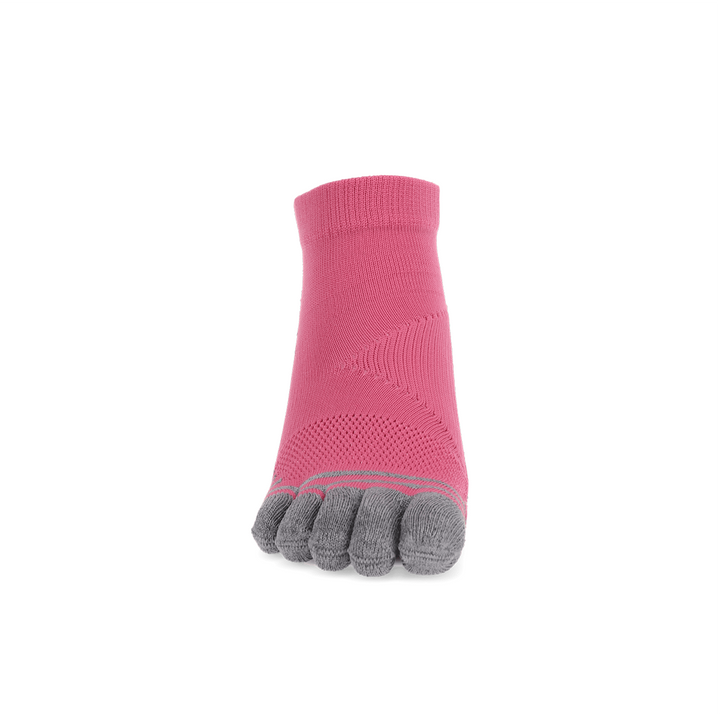 Super Fit Grip Run Toe Socks - HotPink (WOMEN)