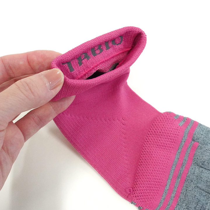 Super Fit Grip Run Toe Socks - HotPink (WOMEN)
