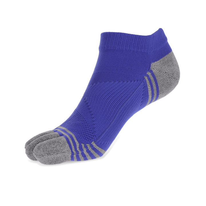 Super Fit Grip Run Toe Socks - Blue (WOMEN)