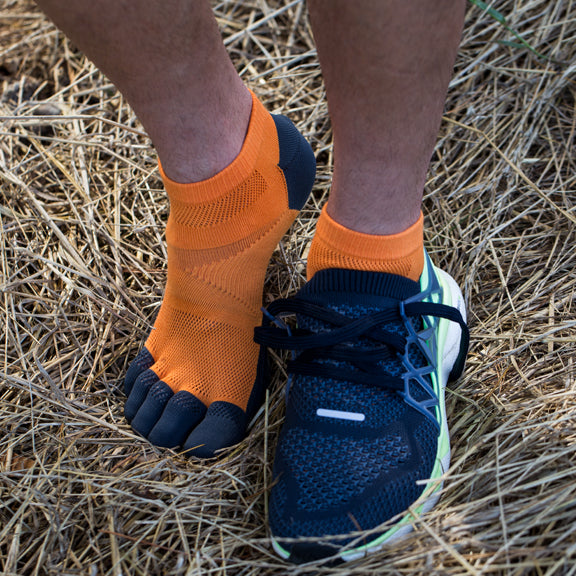 Ultra-Light Compression Toe Socks - BrightOrange (MEN)