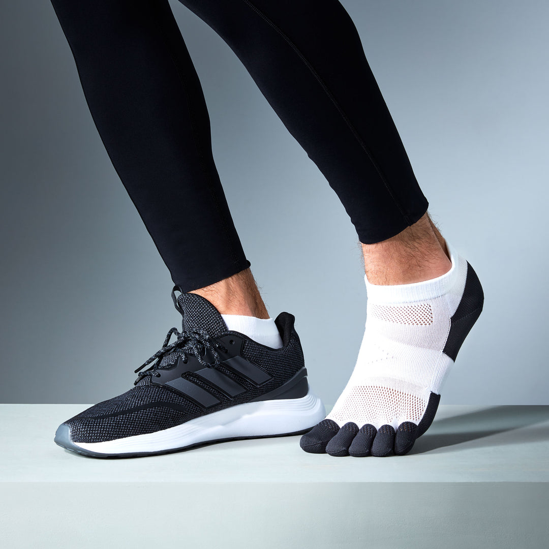 Ultra-Light Compression Toe Socks - White (MEN)