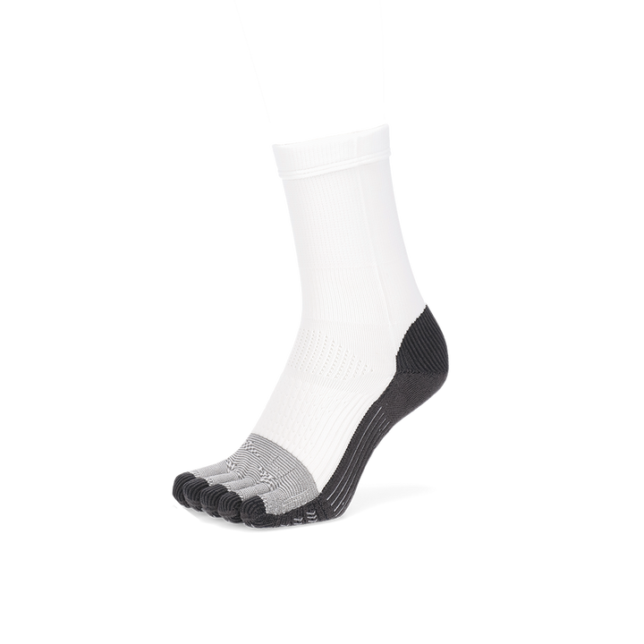 Soccer/Football Toe Crew Socks - White (MEN)