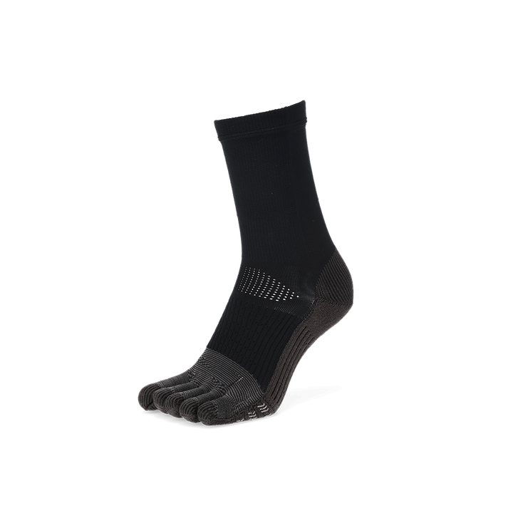 Soccer/Football Toe Crew Socks - Black (MEN)