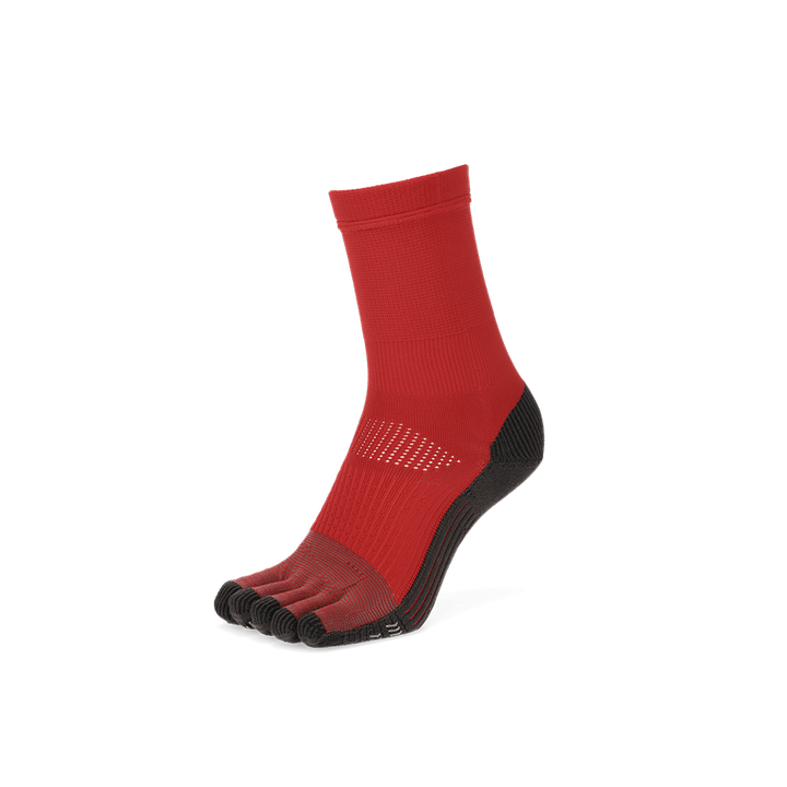 Soccer/Football Toe Crew Socks - Red (MEN)