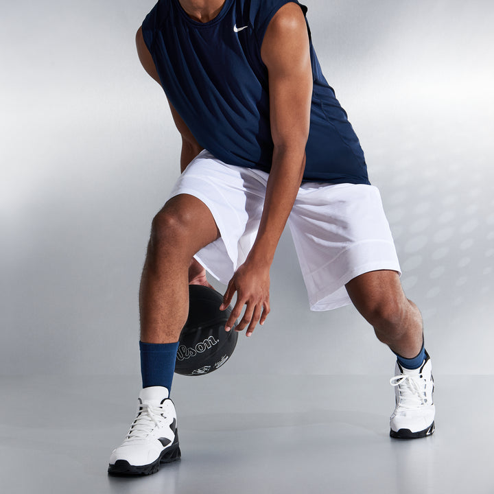 Basketball Toe Crew Socks - Navy (MEN)