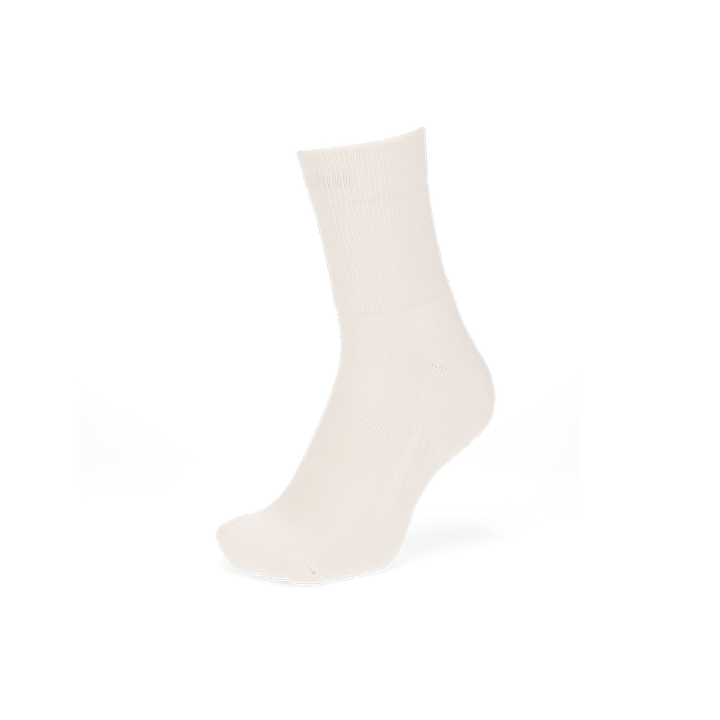 Basketball Pile Crew Socks - White