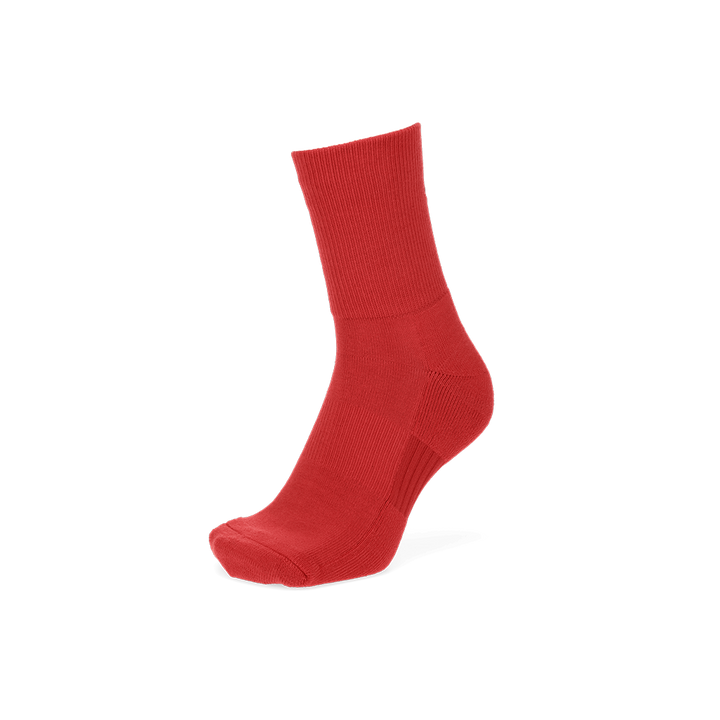 Basketball Pile Crew Socks - Red