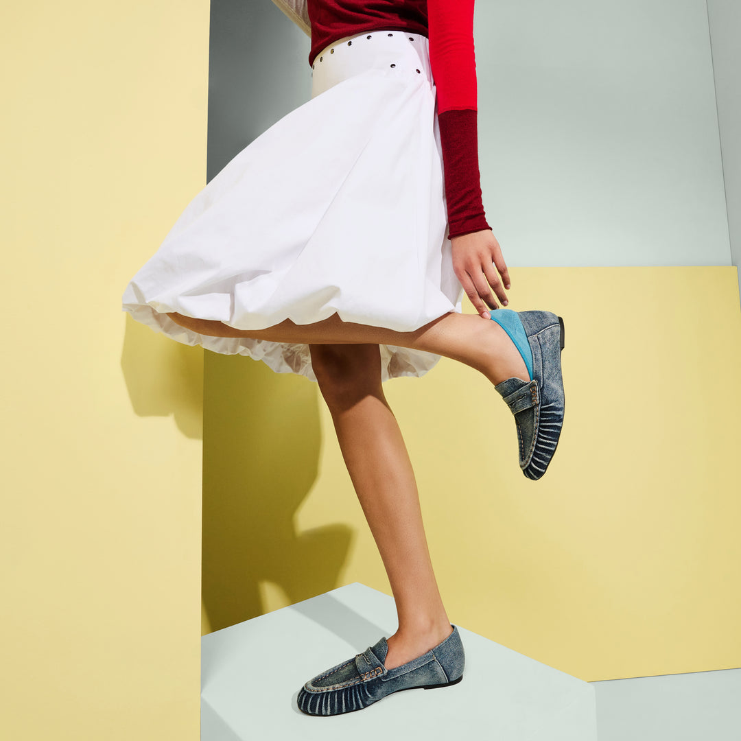Toe No-Show Socks - BlueGreen (WOMEN)