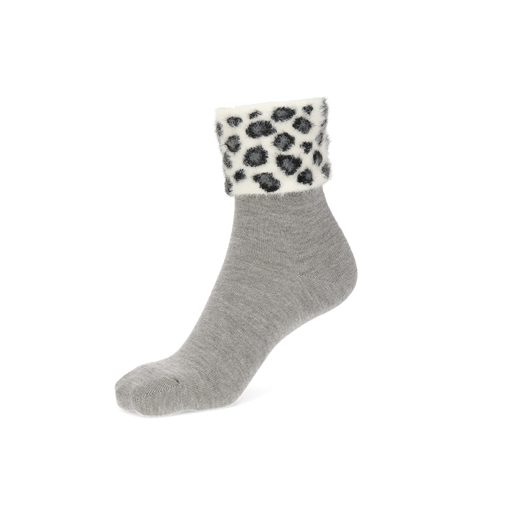 Leopard Dot  Short Crew Socks