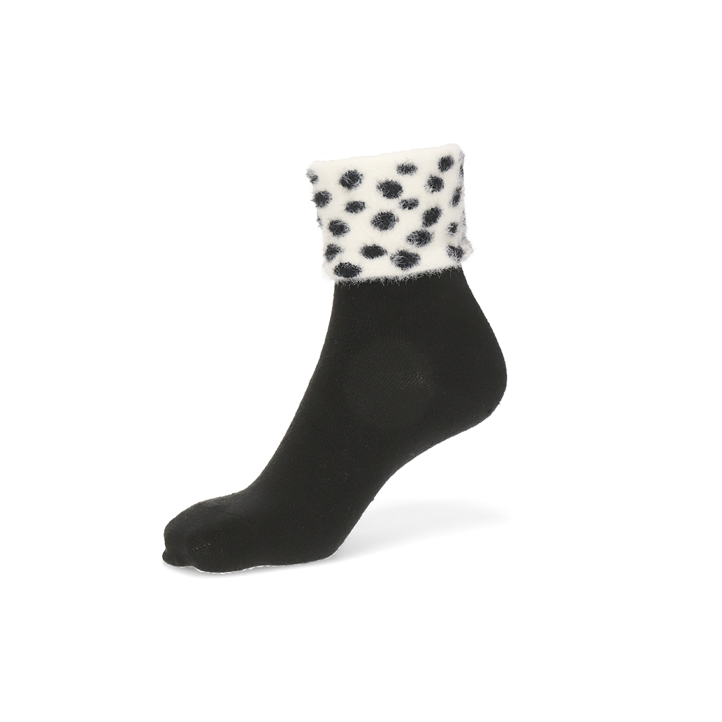 Leopard Dot  Short Crew Socks