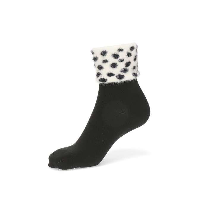 Leopard Dot  Short Crew Socks