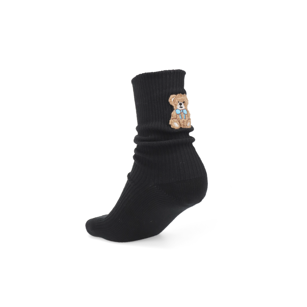 Teddy Bear Cotton  Crew Socks