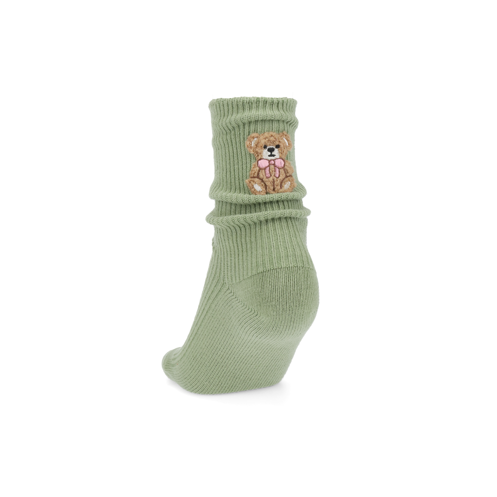 Teddy Bear Cotton  Crew Socks