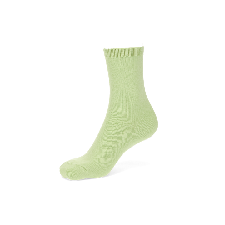 Standard Cotton Crew Socks - LightGreen