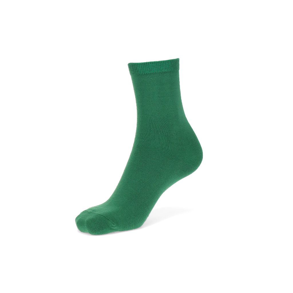 Standard Cotton Crew Socks - Green
