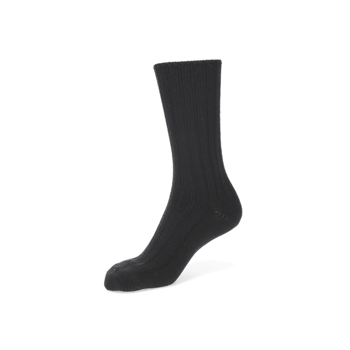 Loose-Fit Ribbed Cotton  Crew Socks