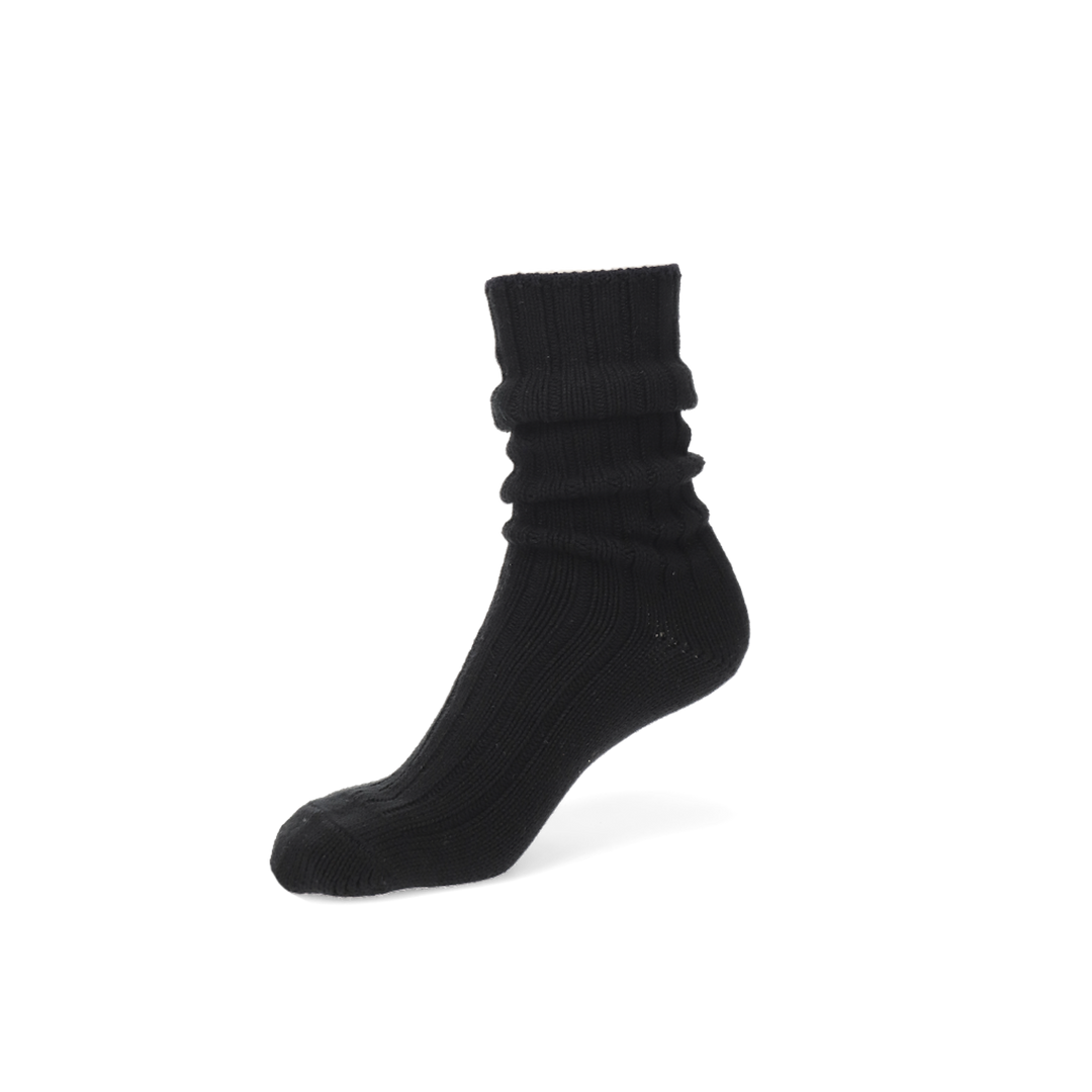 Loose-Fit Ribbed Cotton  Crew Socks