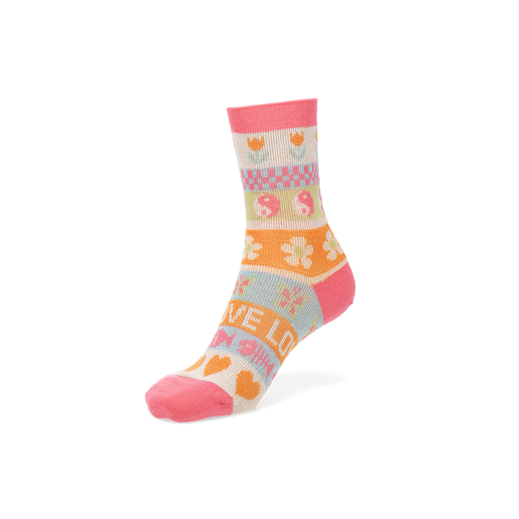 Japanese 90s POP Merino  Crew Socks