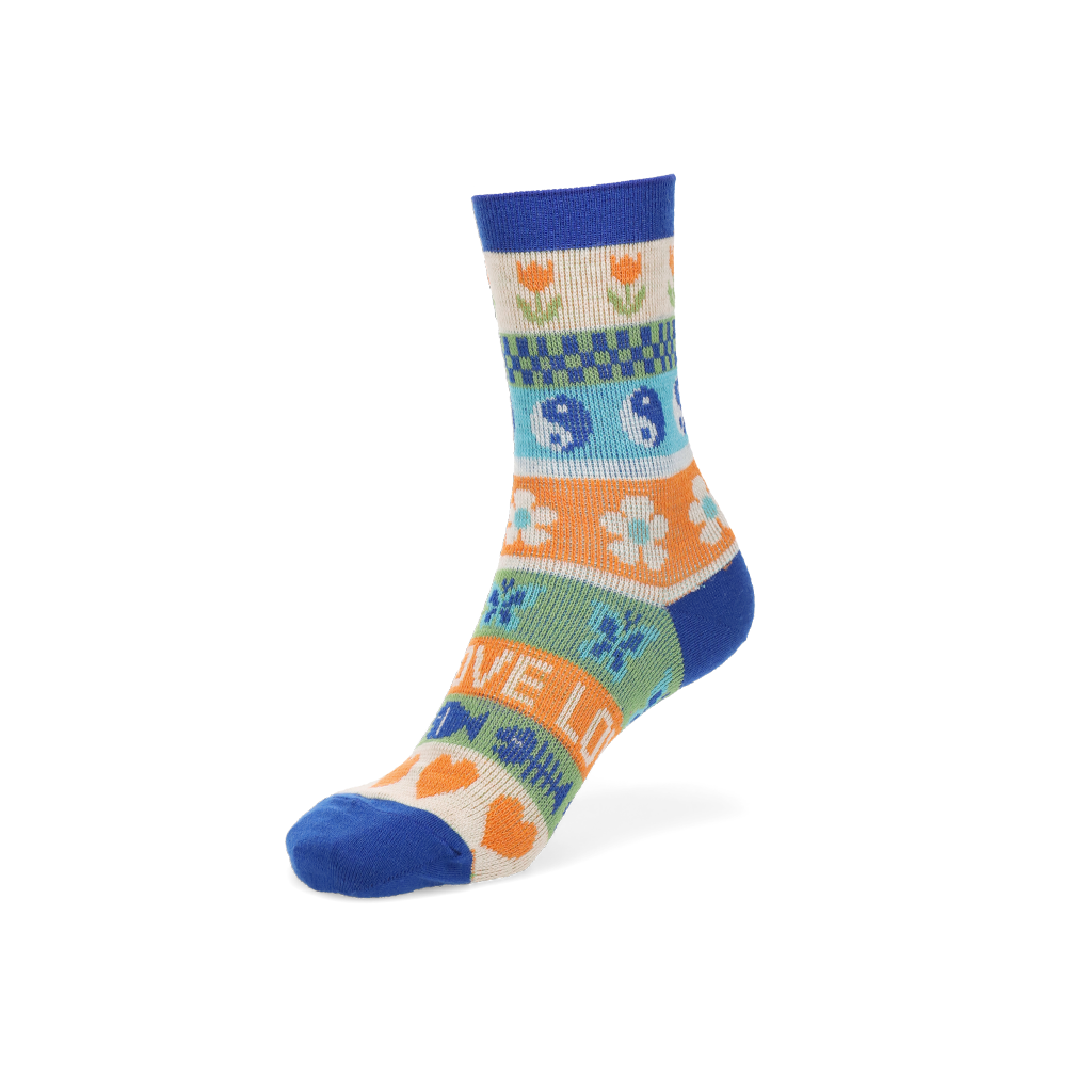 Japanese 90s POP Merino  Crew Socks