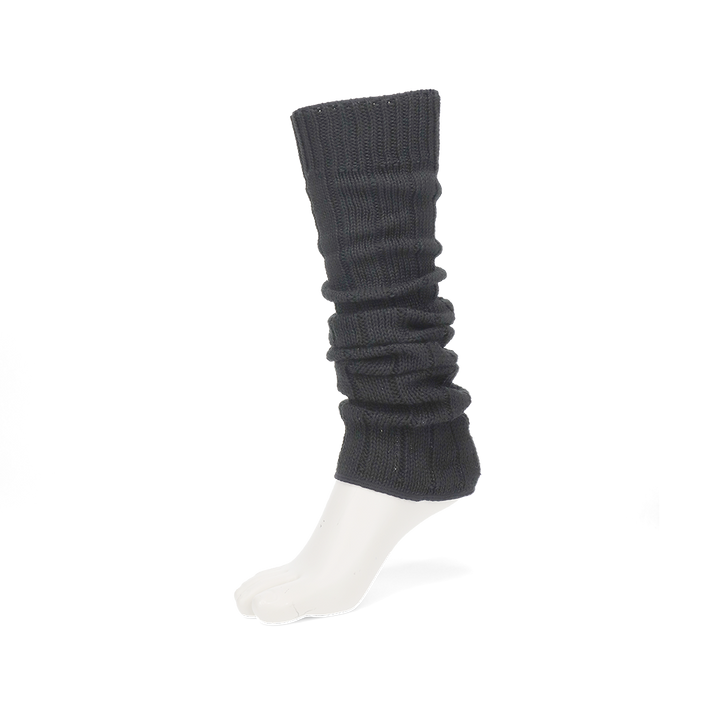 Wide-Ribbed Cotton  Leg Warmers