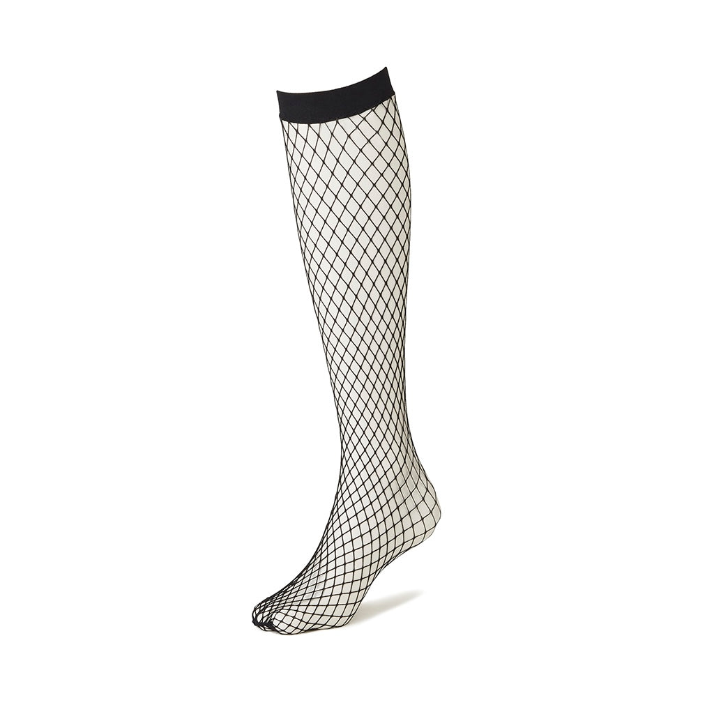 Fishnet Knee-High Socks