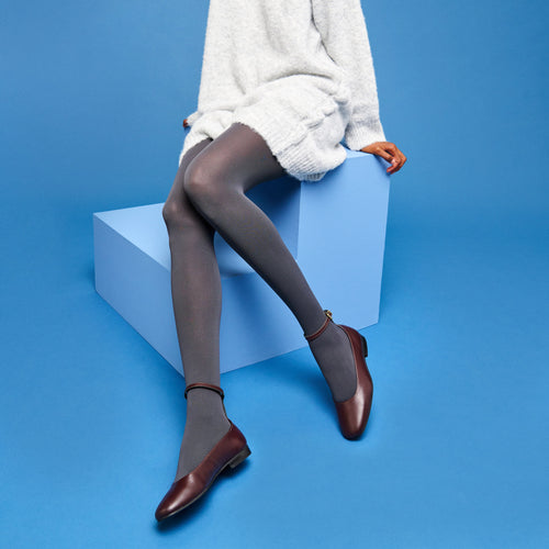 80-denier Premium Tights - DimGrey