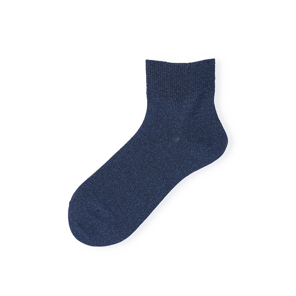 Soft Glitter  Short Crew Socks