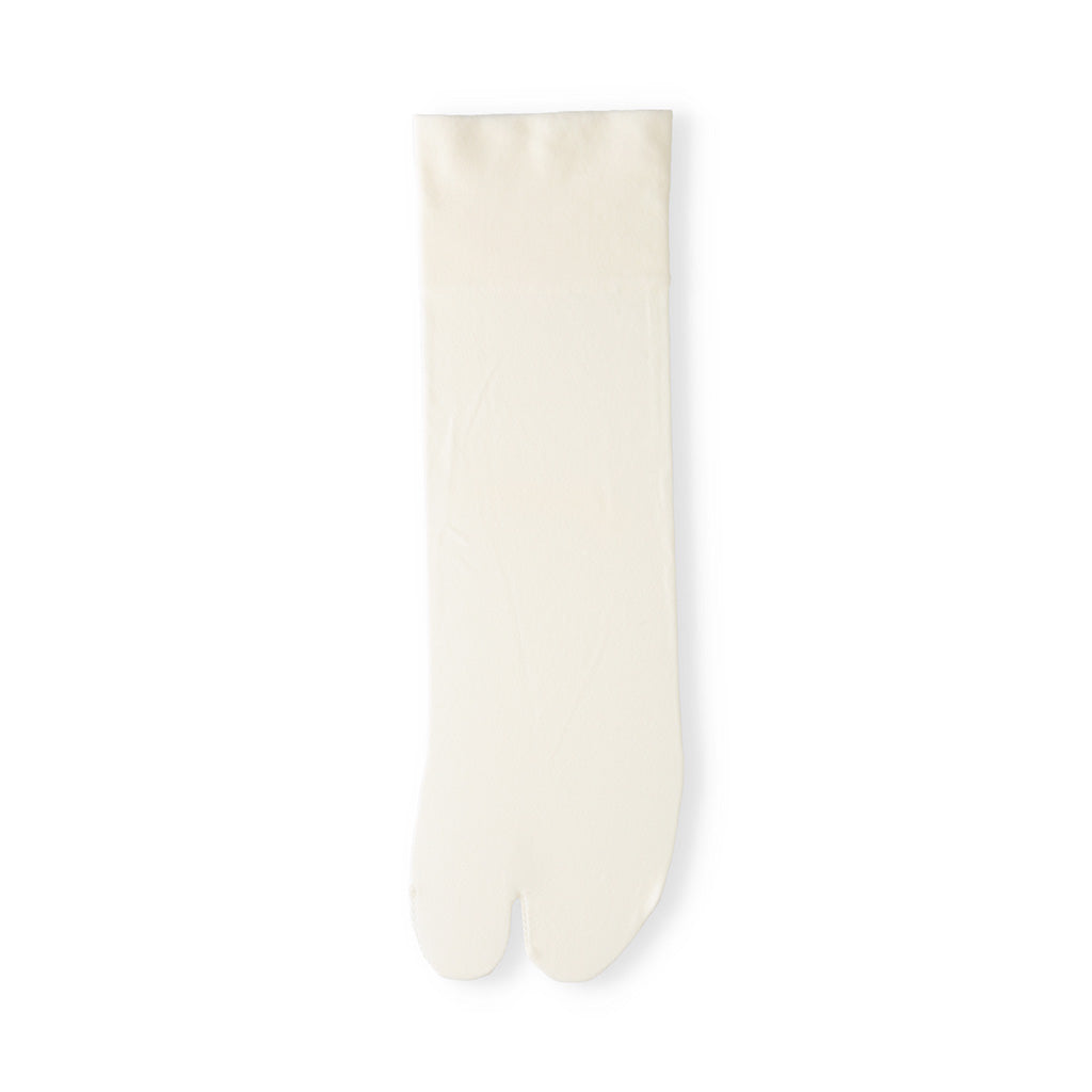 Smooth-Fit Tabi Quarter Socks - White