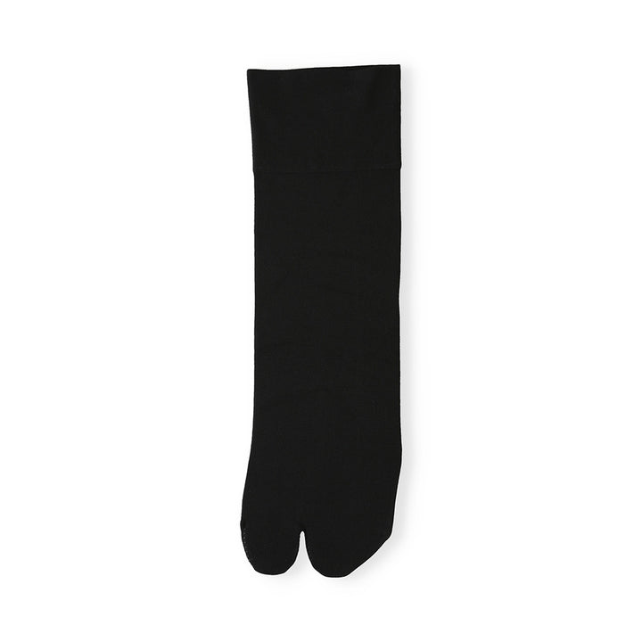 Smooth-Fit Tabi Quarter Socks - Black