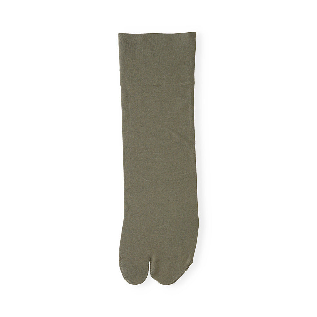 Smooth-Fit Tabi Quarter Socks - Olive