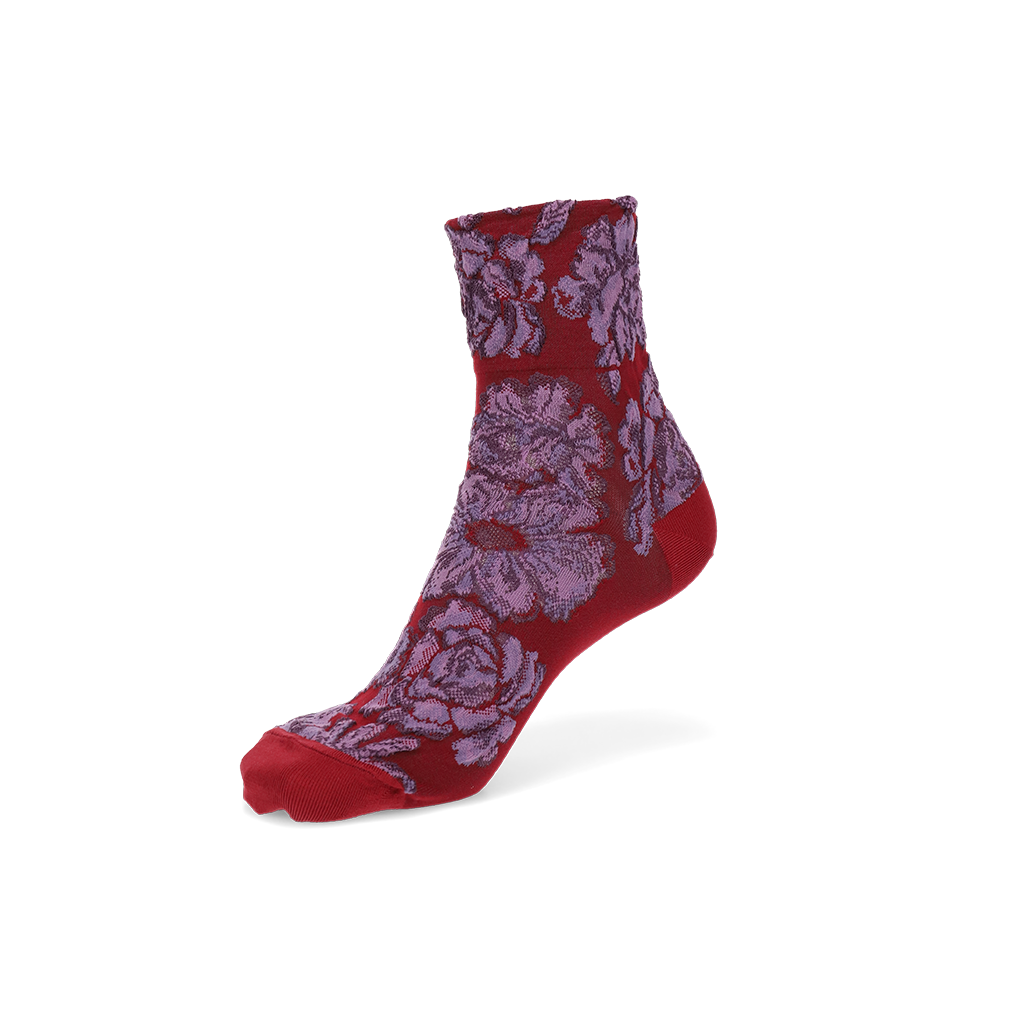 Float Fleur Silky Cotton  Crew Socks