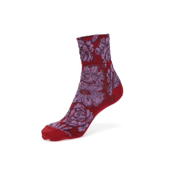 Float Fleur Silky Cotton  Crew Socks