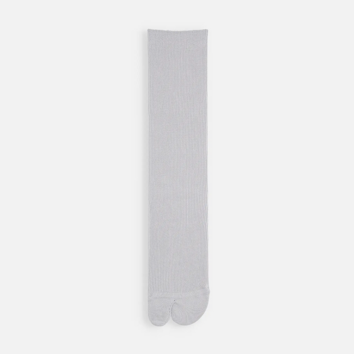 Ribbed Tabi Crew Socks