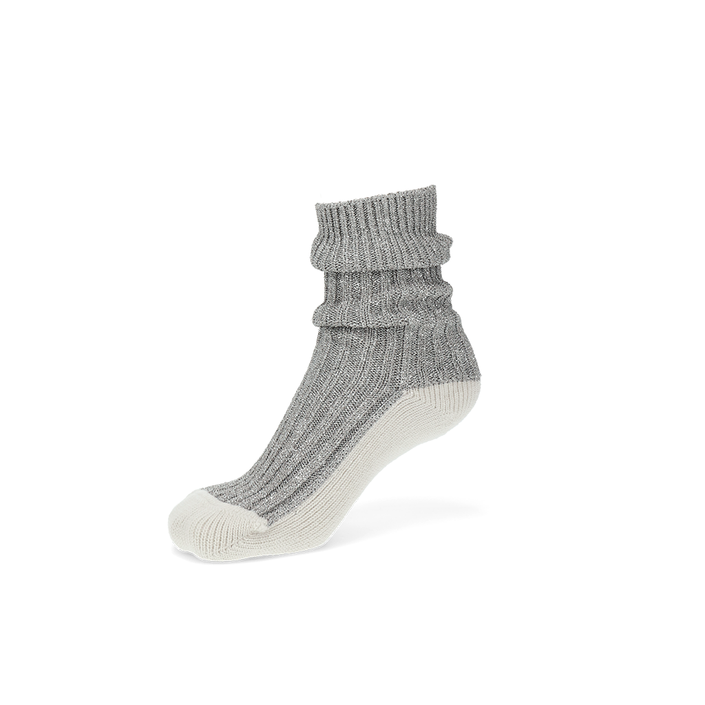 Luxurious Glitter Cotton  Crew Socks