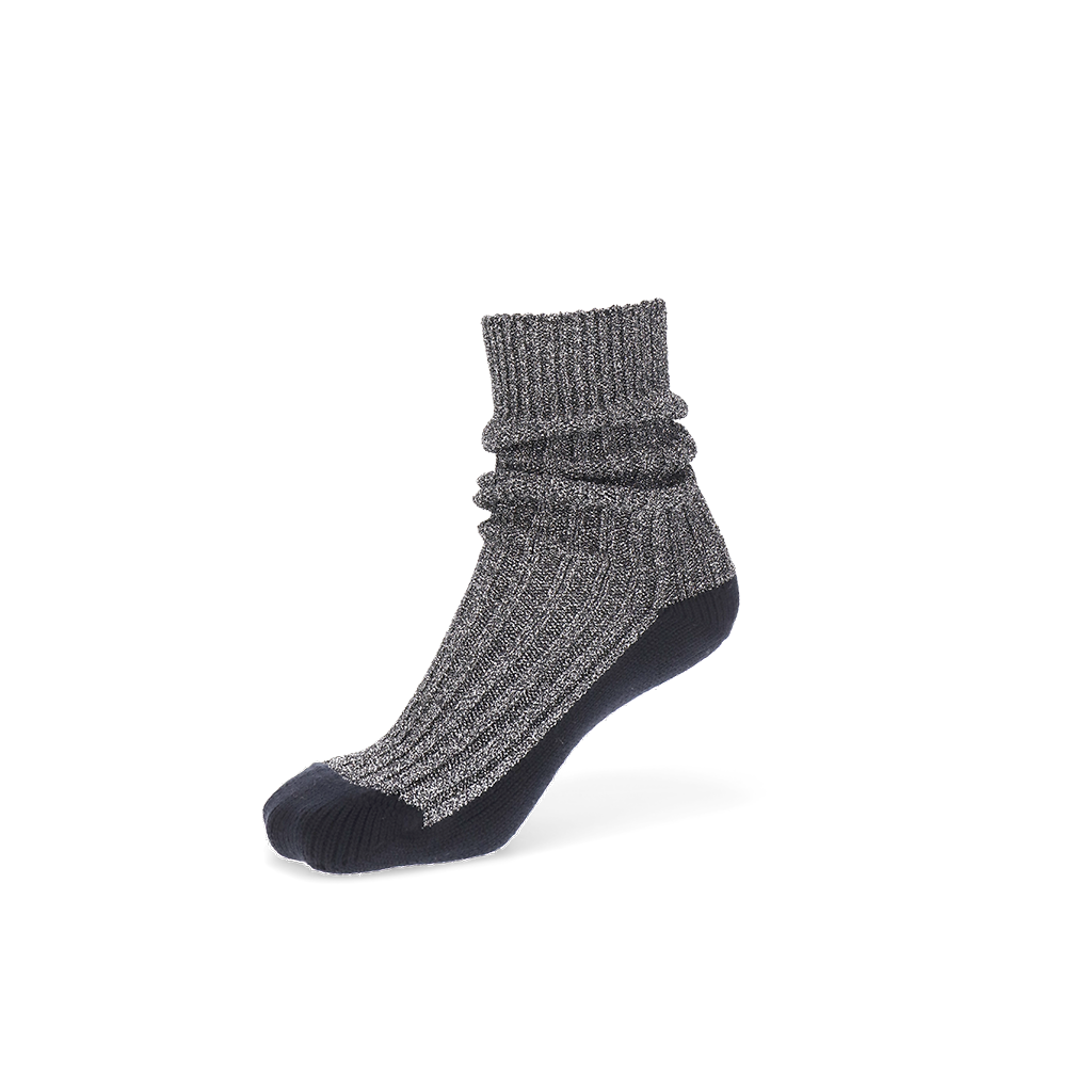 Luxurious Glitter Cotton  Crew Socks