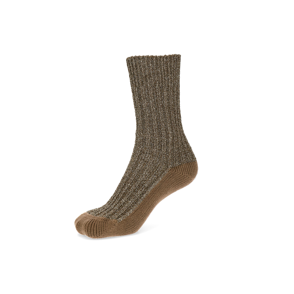 Luxurious Glitter Cotton  Crew Socks