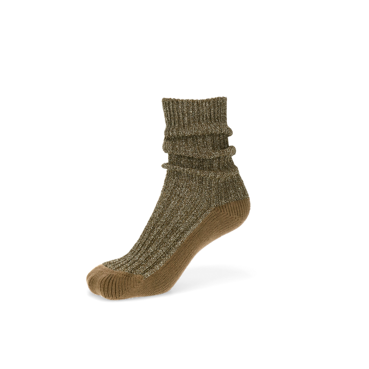 Luxurious Glitter Cotton  Crew Socks